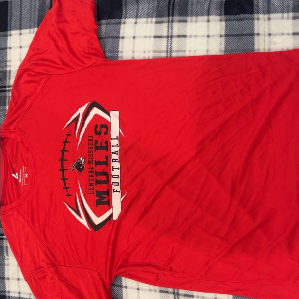 Central Missouri Mules Red Football Shirt